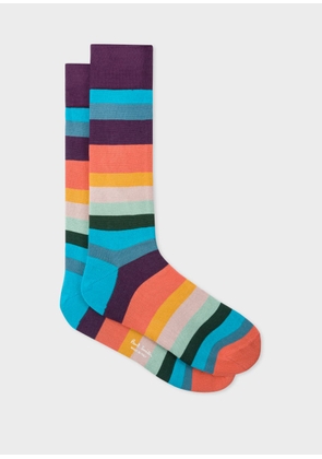 Paul Smith 'Artist Stripe' Socks Multicolour