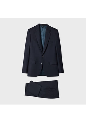 Paul Smith The Mayfair - Navy Wool 'A Suit To Travel In' Blue