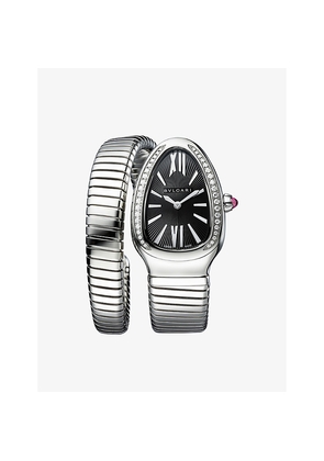Bvlgari Serpenti Tubogas Stainless-Steel Quartz Watch