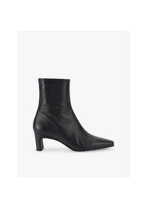 Womens Carvela Comfort Azzurra Heeled Faux-Leather Ankle Boots