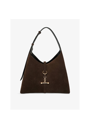 Womens Strathberry Kite Hobo Maxi Suede Shoulder Bag