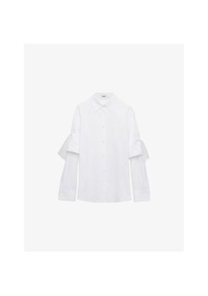 Womens Loewe Stripe Long-Sleeve Cotton Shirt