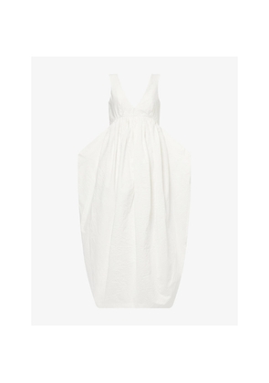 Womens Rohe Frames Sculptural Textured Cotton-Blend Maxi Dress