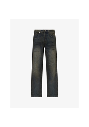 Mens Basketcase Lax Straight-Leg Denim Jeans