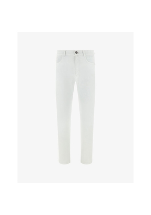 Mens Boggi Garment-Dyed Straight-Leg Stretch Denim-Blend Jeans