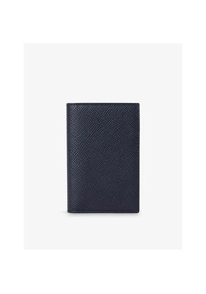 Smythson Panama Six-Slot Leather Card Holder