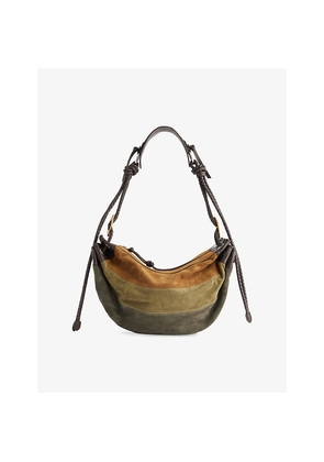 Womens Isabel Marant Maia Medium Suede Shoulder Bag