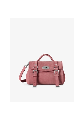 Womens Mulberry Mini Alexa Suede Cross-Body Bag