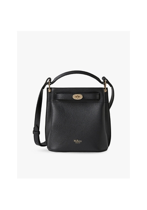 Womens Mulberry Mini Islington Grained Leather Bucket Bag