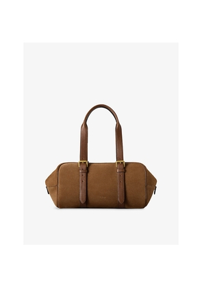 Womens Mulberry Boston Suede Shoulder Bag