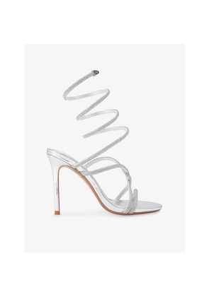 Womens KG Kurt Geiger Sloane Woven Heeled Sandals