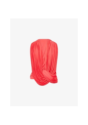 Womens Christopher Esber Ripple Drape Jersey Top