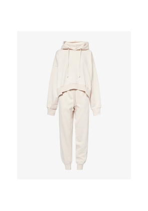 Womens Free People Fp Movement The Sand Washed Undefeated Cotton-Jersey Set