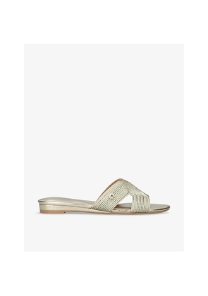 Womens Carvela Gala Rope-Effect Woven Sandals