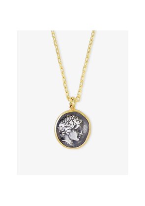 Womens La Maison Couture Ece London The Chariots Coin 22ct Yellow Gold Vermeil Necklace