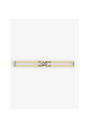 Womens Carat London Stevie Yellow Gold-Plated Vermeil Sterling-Silver and Cubic Zirconia Bracelet