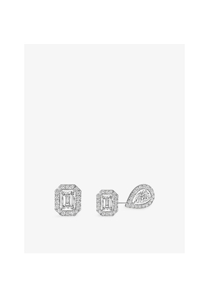 Womens Messika My Twin Three-Set 18ct Gold and 0.44ct Diamond Stud Earrings