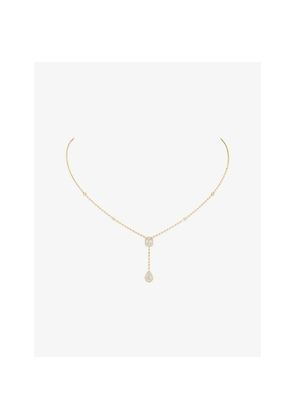 Womens Messika My Twin Tie 18ct Gold and 0.36ct Diamond Necklace