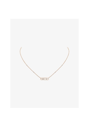 Womens Messika Move Classique Baby Move 18ct Gold and 0.14ct Diamond  Necklace