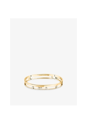 Womens Messika Move Romane 18ct Gold and 0.69ct Diamond Bangle Bracelet