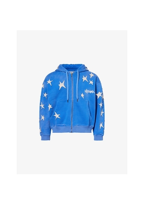 Mens Kidsuper Star-Embroidered Cotton Hoody