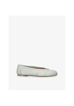 Womens Maison Margiela Tabi Leather Ballet Flats