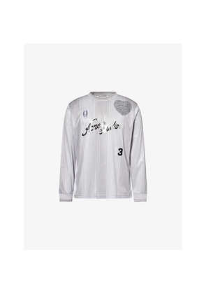 Mens Acne Studios Erwin Long-Sleeve Woven Sports T-Shirt