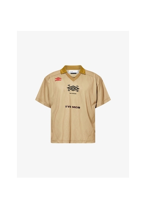 Mens Toga Virilis Toga x Umbro Logo-Embellished Woven Football Shirt