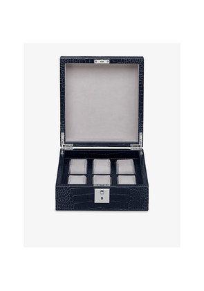Smythson Mara Lockable Leather Watch Box