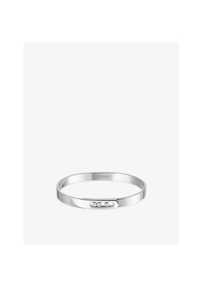 Messika Move Noa 18ct Gold and 0.15ct Diamond Bangle Bracelet