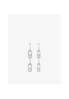 Messika Move Link Convertible 18ct Gold and 1.70ct Diamond Drop Earrings