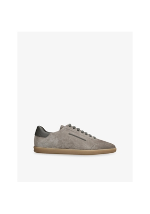 Mens Zegna 232 Suede Trainers