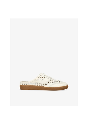 Womens Dolce Vita Notice Woven Backless Trainers