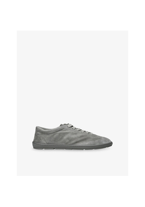 Mens Brunello Cucinelli Tonal Suede Trainers