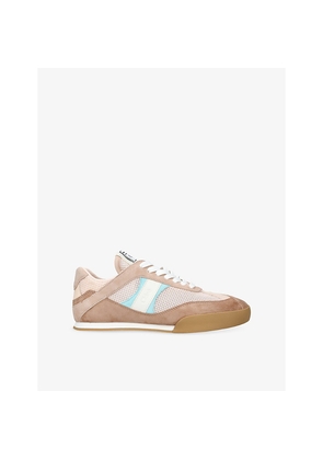 Womens Chloe Kick Suede and Mesh Trainers