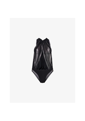 Womens Rick Owens Miami Mesh Stretch-Tulle Body
