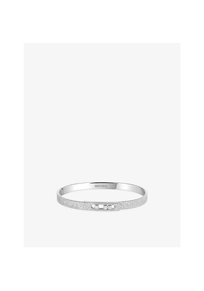 Womens Messika Move Noa Small Pave 18ct Gold and 1.45ct Diamond Bangle Bracelet