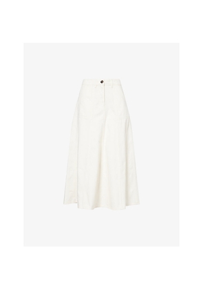 Womens Me And Em Panelled A-Line Denim Maxi Skirt