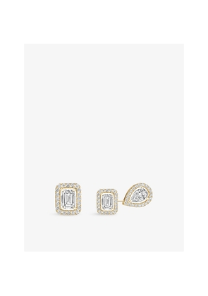 Womens Messika My Twin 18ct Gold and 0.81ct Diamond Stud Earrings