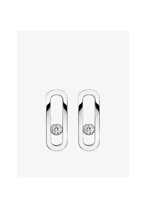 Messika Move Uno 18ct Gold and 0.16ct Diamond Earrings