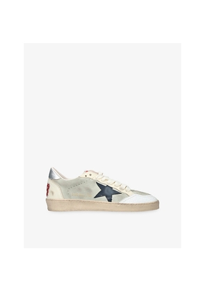 Mens Golden Goose Ballstar 60646 Suede Trainers