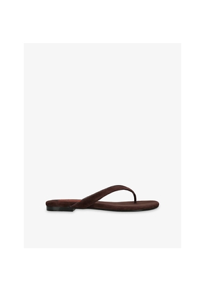 Womens Simon Miller Riviera Thong Suede Sandals