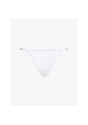 Womens Gracejacob Rain Shimmer Brazilian Bikini Bottoms