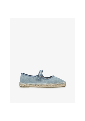 Womens Castaner Padua Mary-Jane Canvas Espadrilles