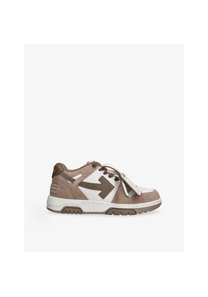 Womens Off-White C/O Virgil Abloh Out Of Office Suede Trainers