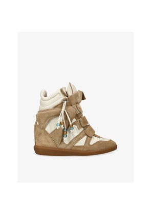 Womens Isabel Marant Bekett Suede High Trainers