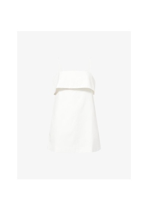 Womens Shona Joy Felix A-Line Woven Mini Dress