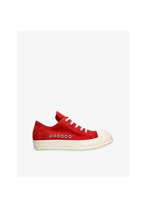 Mens Rick Owens Extreme Lo Suede Trainers