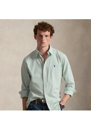 Custom Fit Striped Poplin Shirt