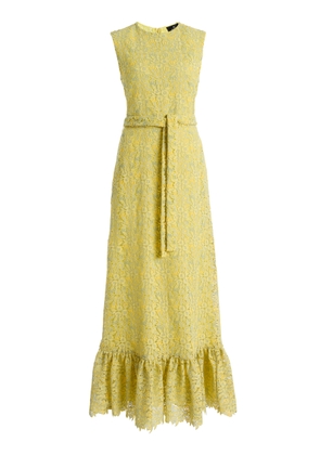 Etro Belted Macramé Lace Maxi Dress - Moda Operandi